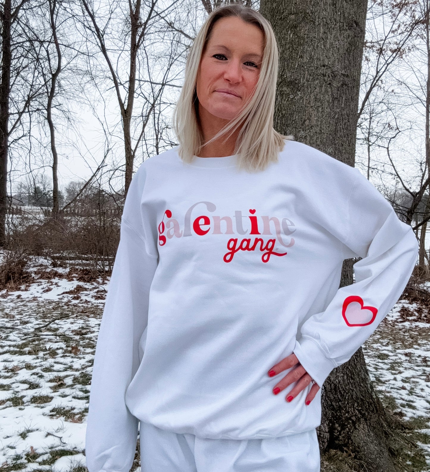 *marketing sample* Galentine Gang Sweatshirt - size large