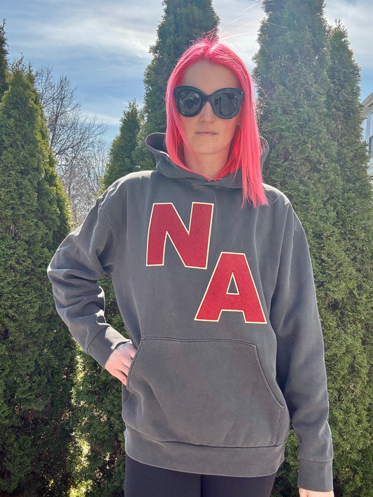 LR: NA Patch Hooded Sweatshirt