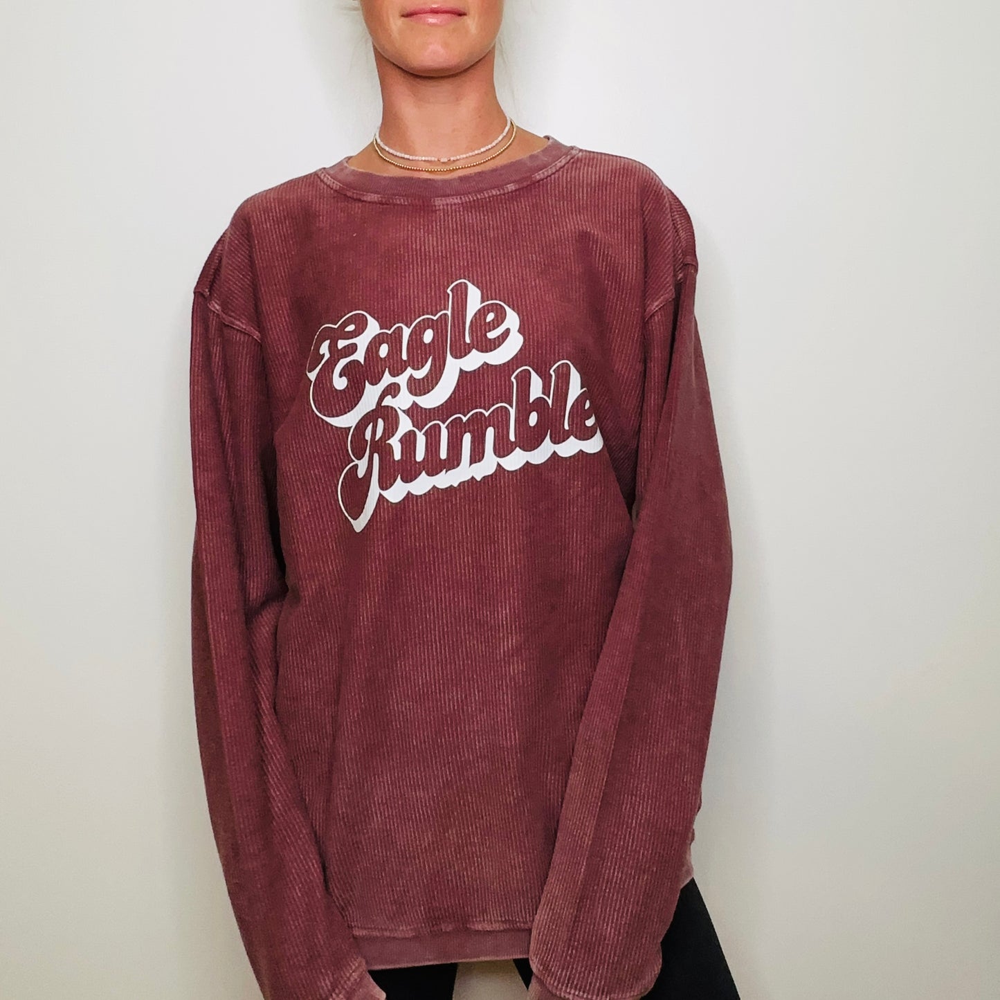 Eagle Rumble Retro Corded Sweatshirt