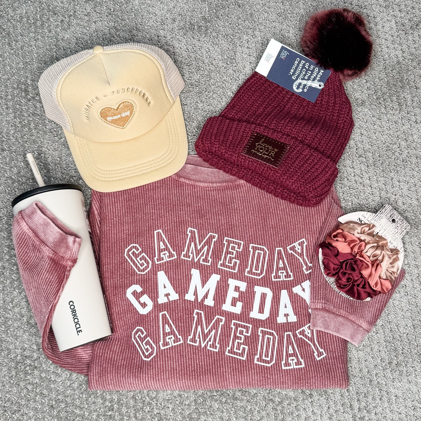NAYCHEER: Gameday Corded Crew Sweatshirt