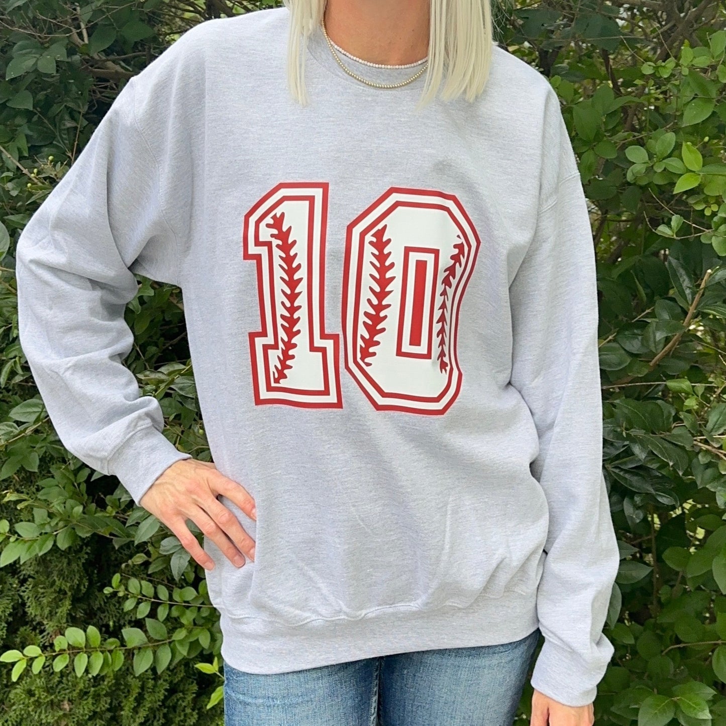 Baseball Number Sweatshirt