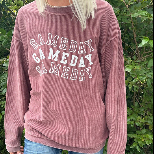 NAYCHEER: Gameday Corded Crew Sweatshirt