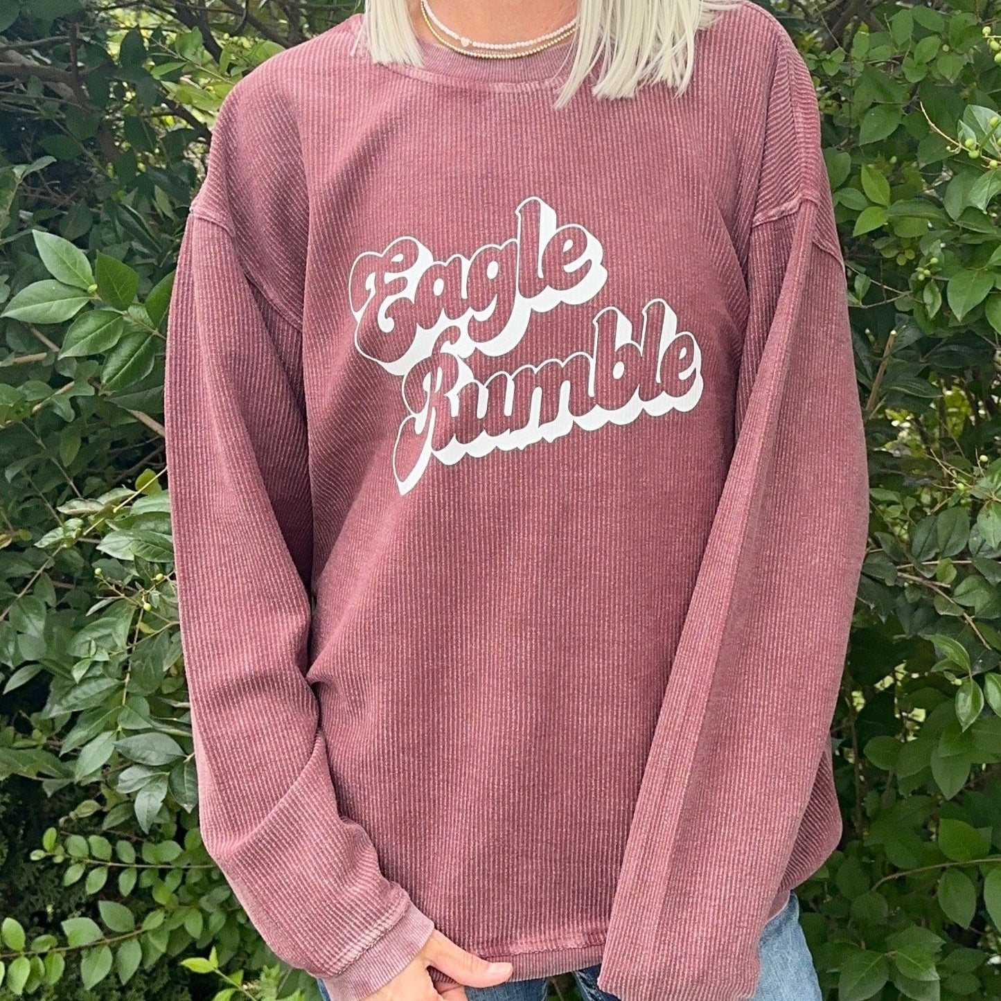 Eagle Rumble Retro Corded Sweatshirt