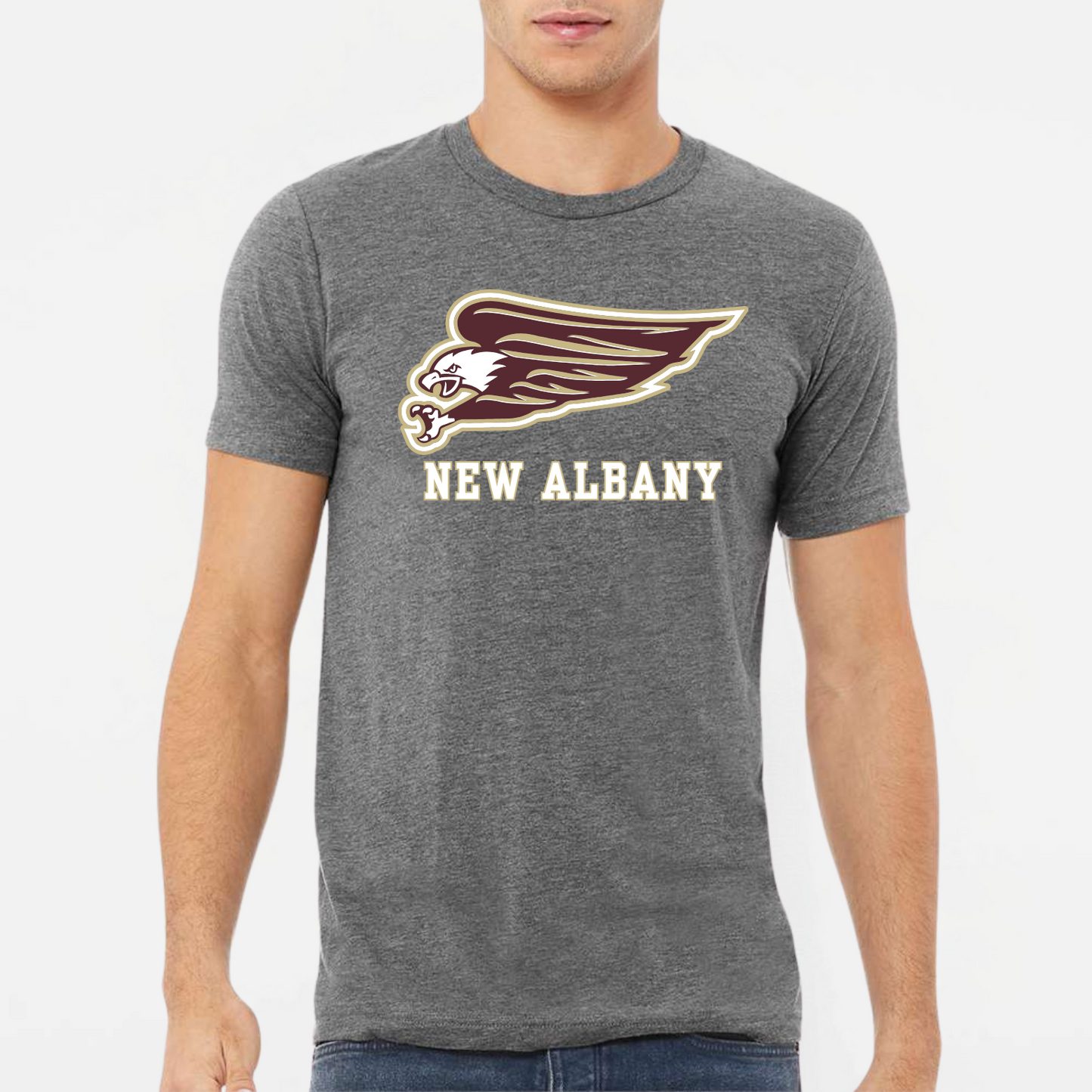 New Albany: Athletics Eagle Triblend T-Shirt