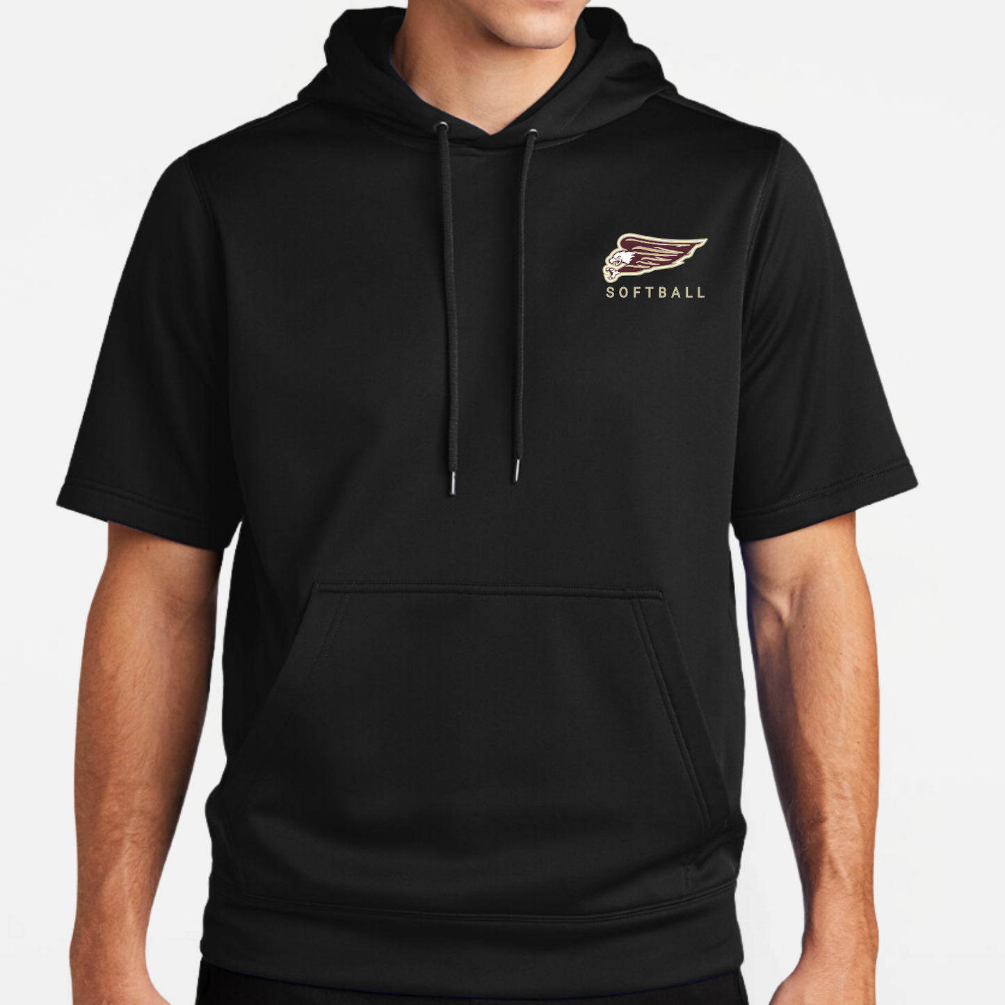 NA Softball: Short Sleeve Hooded Tech Sweatshirt