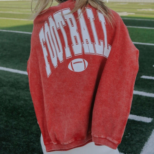 Football Corded Sweatshirt