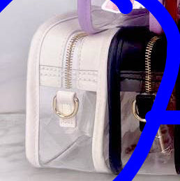 White & Clear Purse Stadium Crossbody