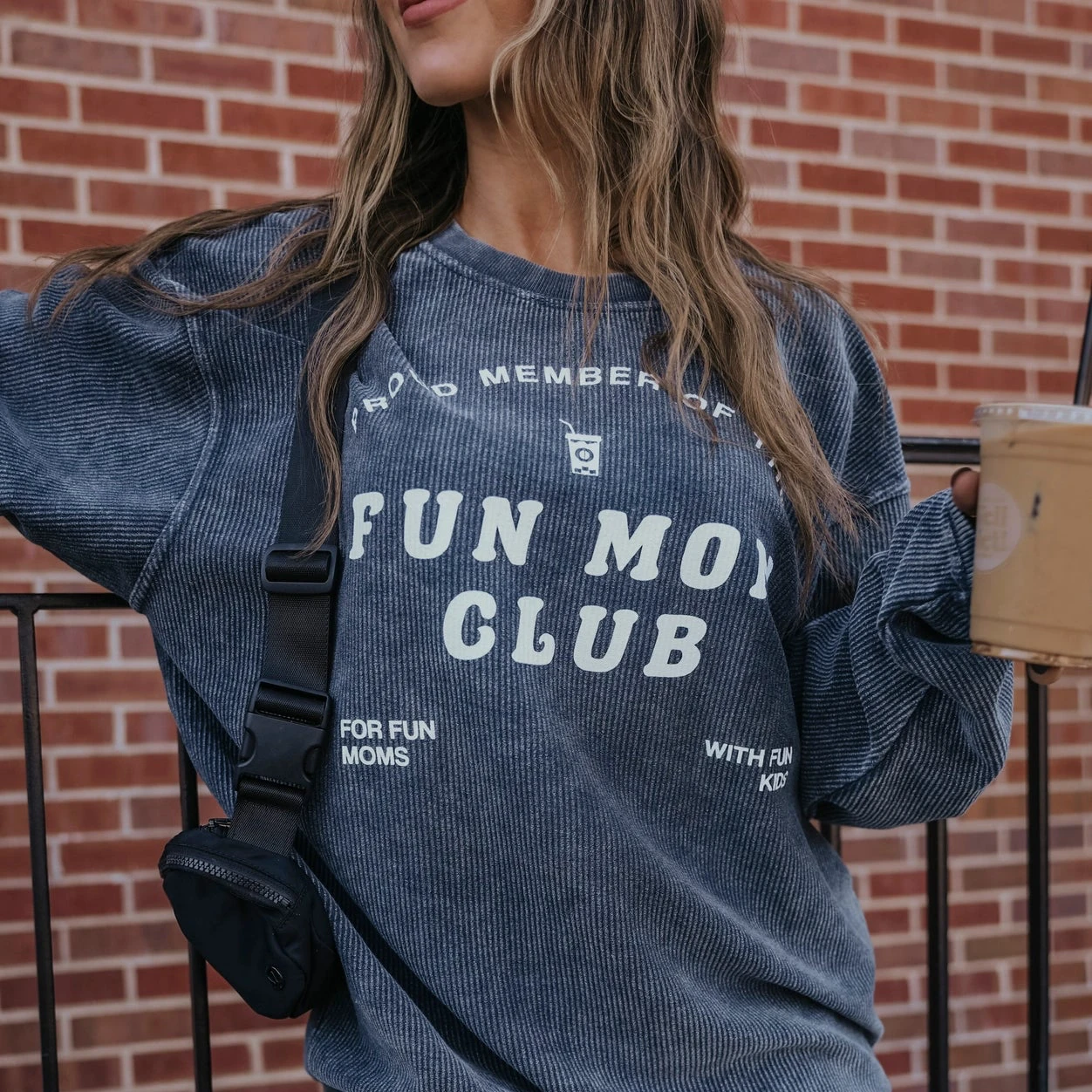 Fun Mom Club Corded Sweatshirt