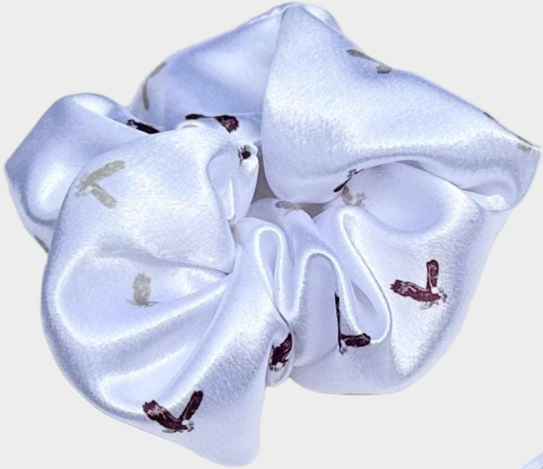 NAPTO: Little Eagles Satin Scrunchie
