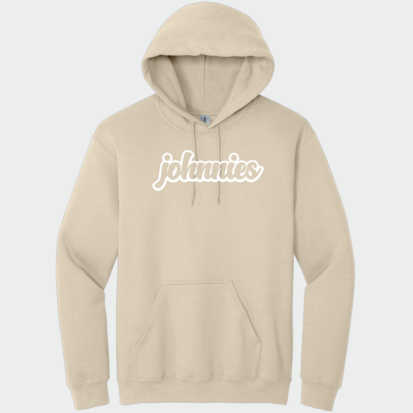 JYAA: Johnnies Chunky Script Hooded Sweatshirt