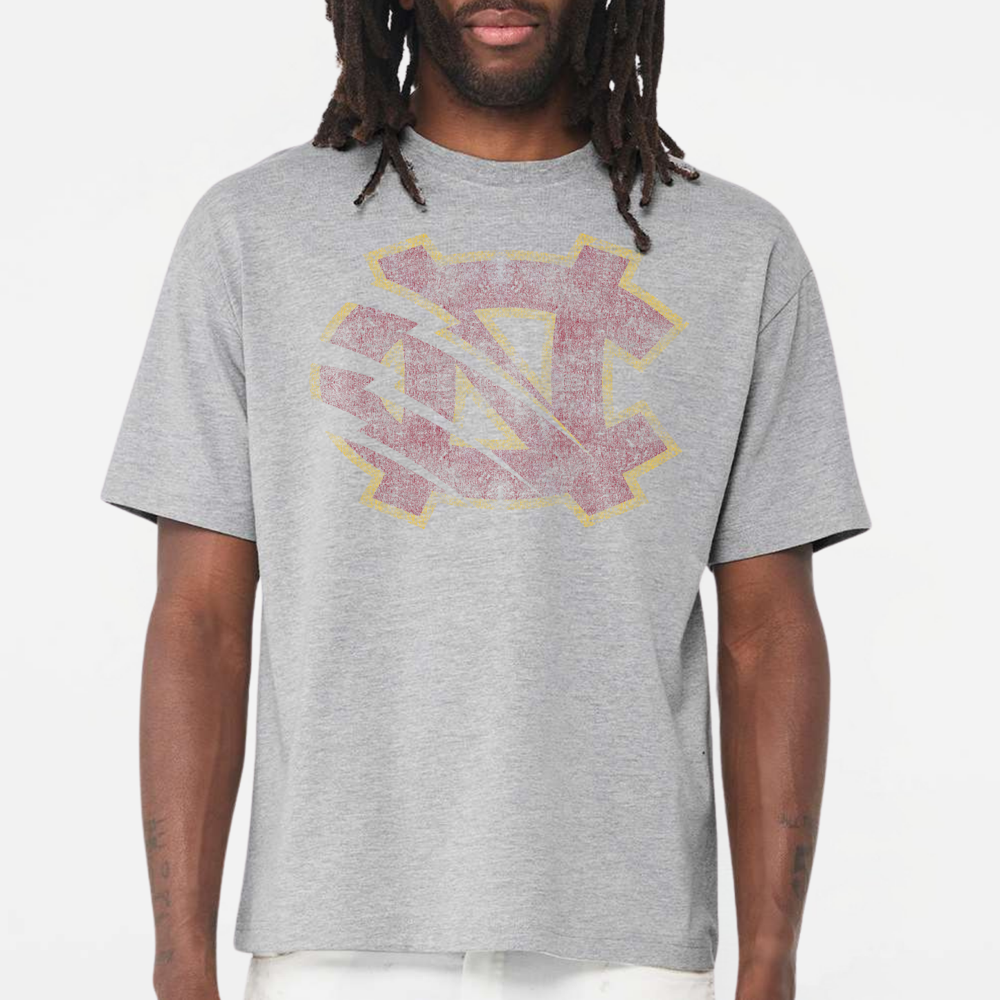 BRUINS: Extremely Distressed NC Heavyweight Tee