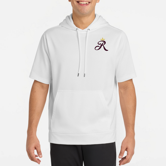 TCR: Crown R, Short Sleeve Tech Fleece Hoodie