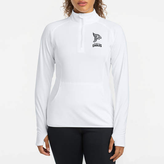 Powell Eagles: Women's Quarter Zip Long Sleeve Stretch Tech Pullover