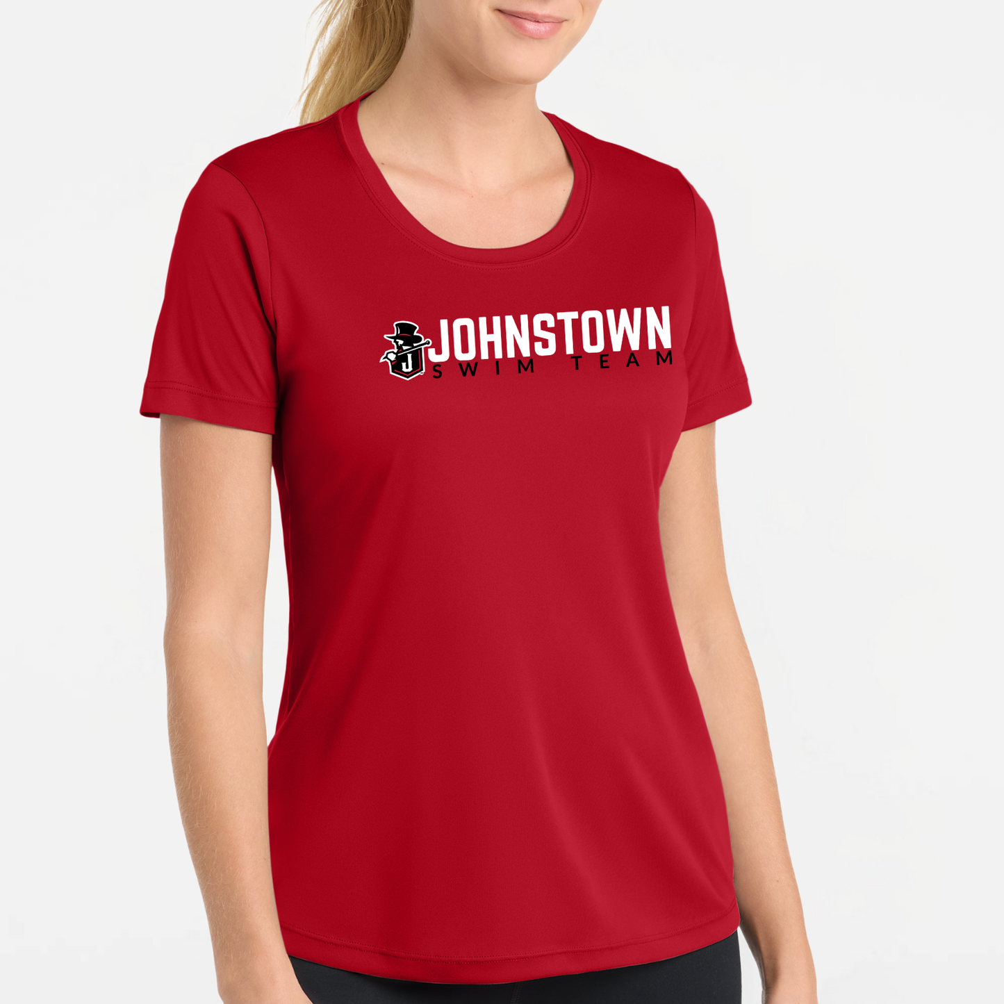 JS: Johnstown Swim Team Women's Tech Tshirt