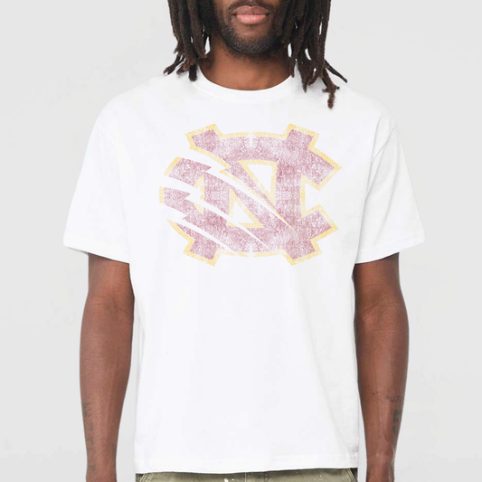BRUINS: Extremely Distressed NC Heavyweight Tee
