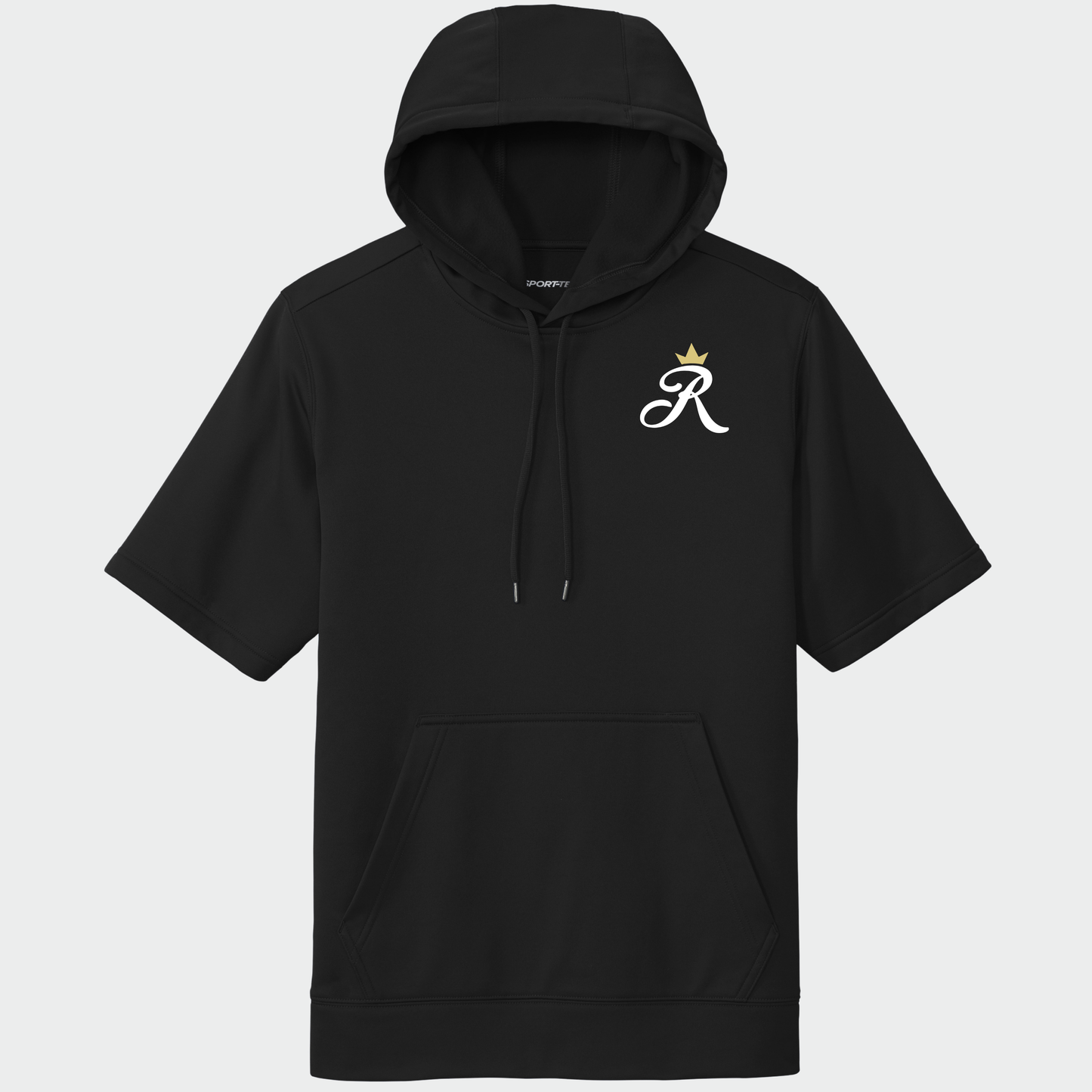 TCR: Crown R, Short Sleeve Tech Fleece Hoodie