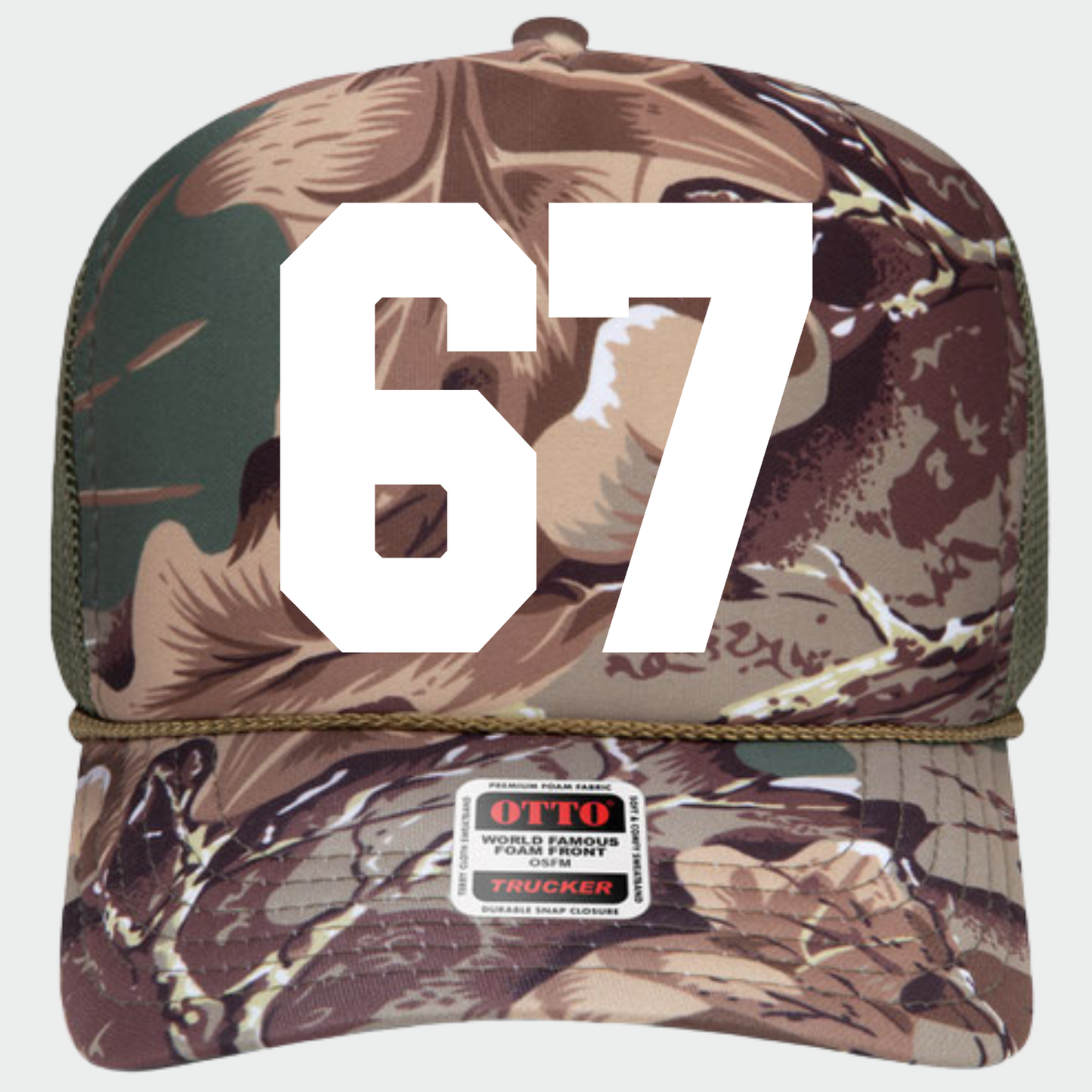 Lucky Number Foam Trucker Hat