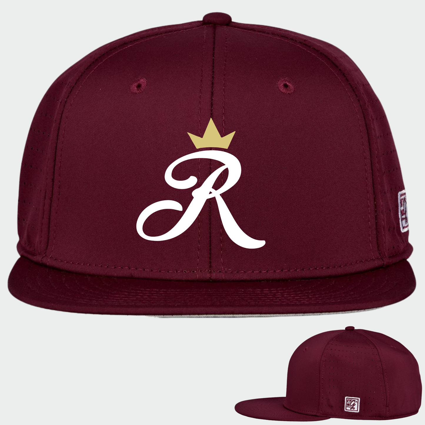 TCR: Crown R, Perforated GameChanger Cap *3D Embroidered*