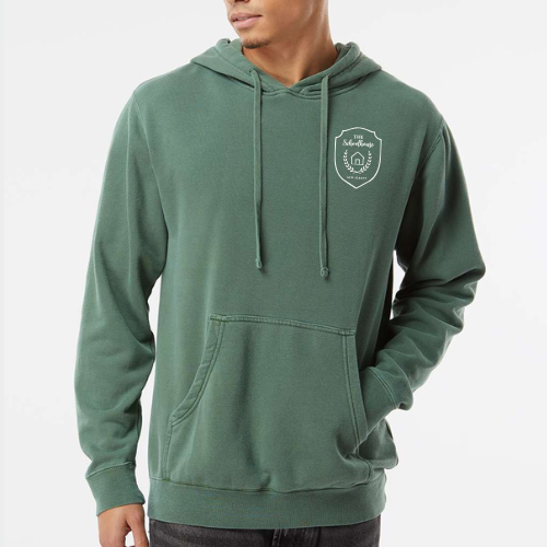 The Schoolhouse: Mini Logo Hooded Sweatshirt