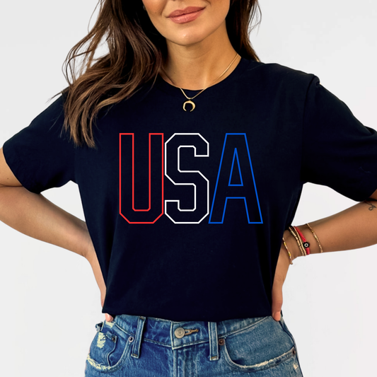 PATRIOTIC: USA Triblend T-Shirt
