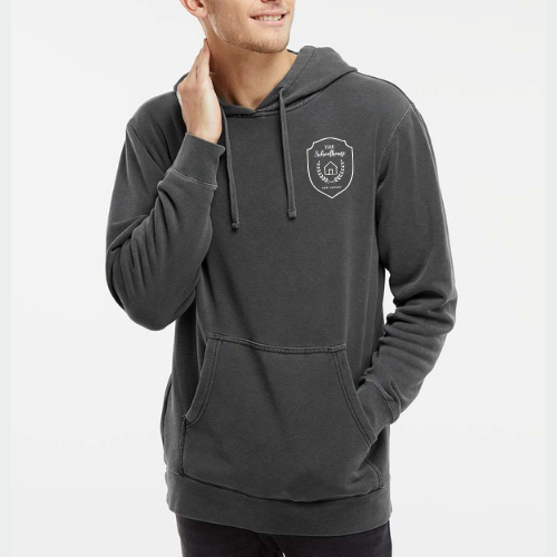 The Schoolhouse: Mini Logo Hooded Sweatshirt
