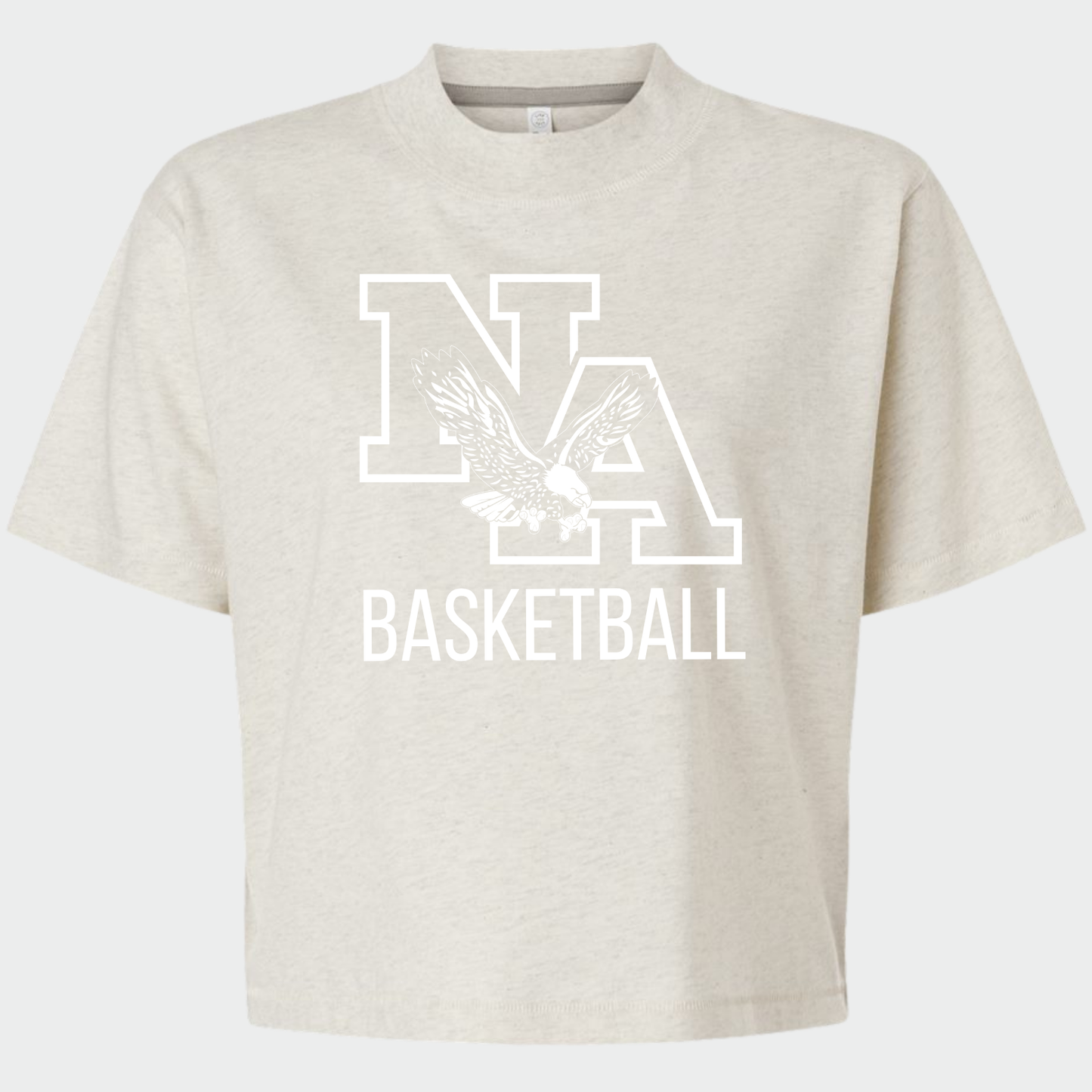 NAGTB: Hollow NA Basketball Women's Boxy T-Shirt