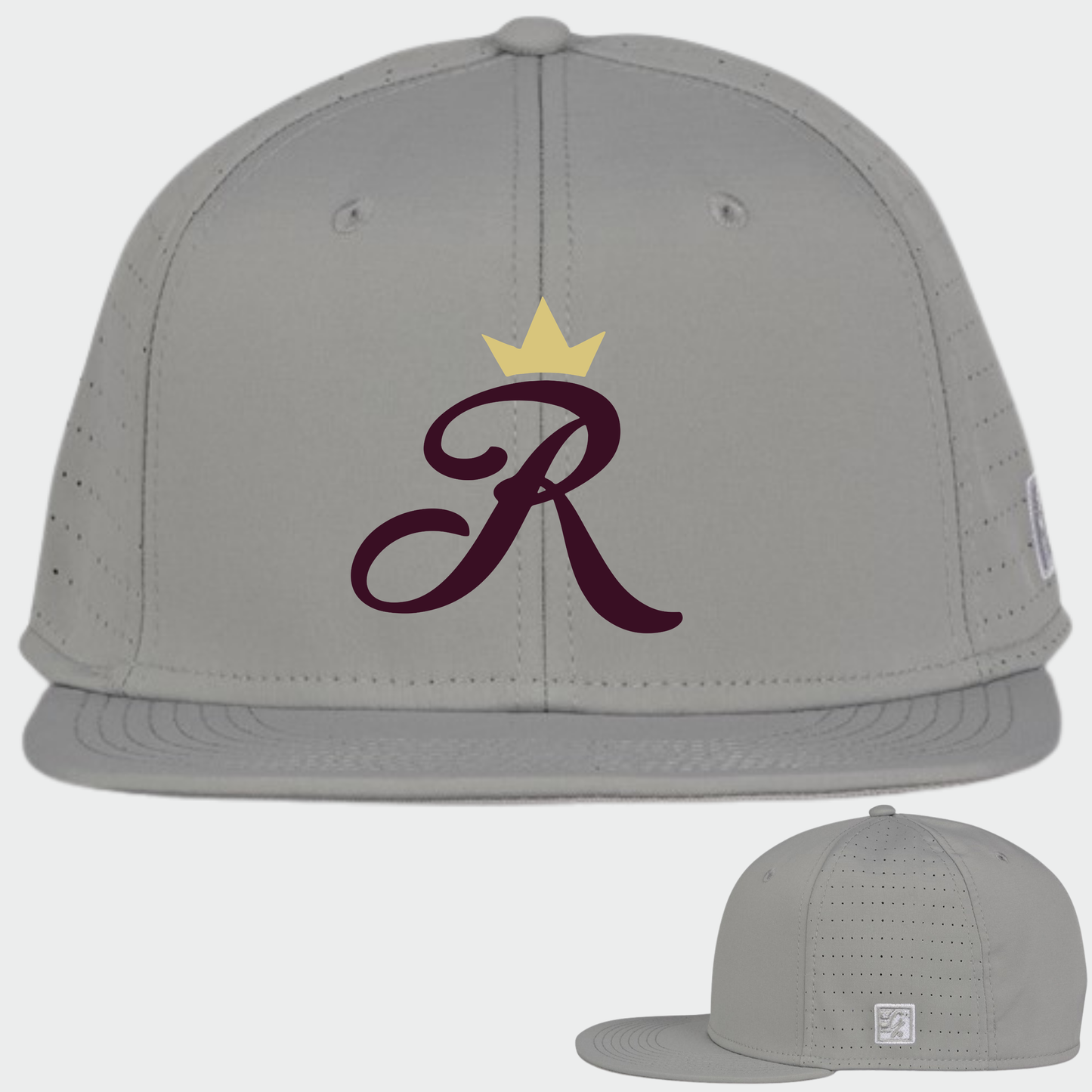 TCR: Crown R, Perforated GameChanger Cap *3D Embroidered*