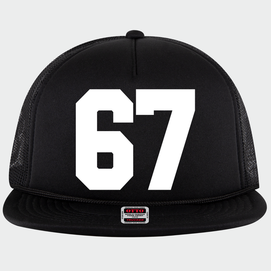 Lucky Number Flex-Bill Foam Trucker Hat