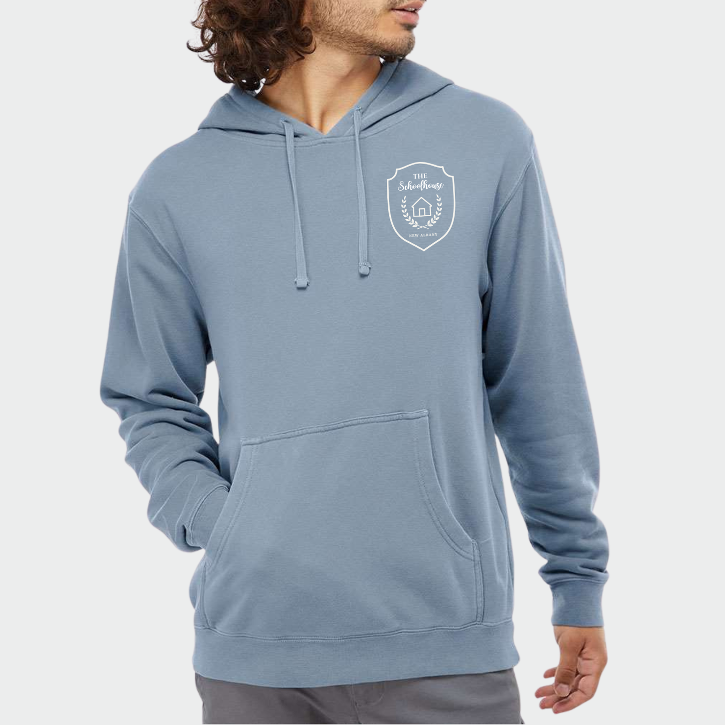 The Schoolhouse: Mini Logo Hooded Sweatshirt