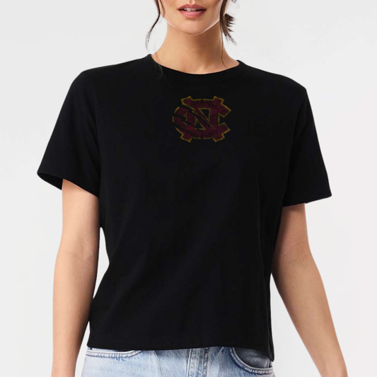 BRUINS: Extremely Distressed NC Women's Heavyweight Tee