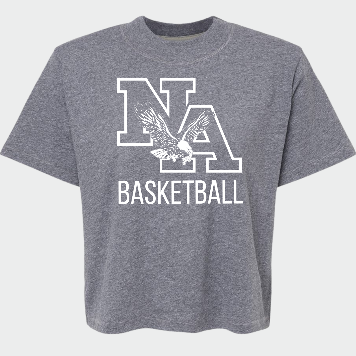NAGTB: Hollow NA Basketball Women's Boxy T-Shirt