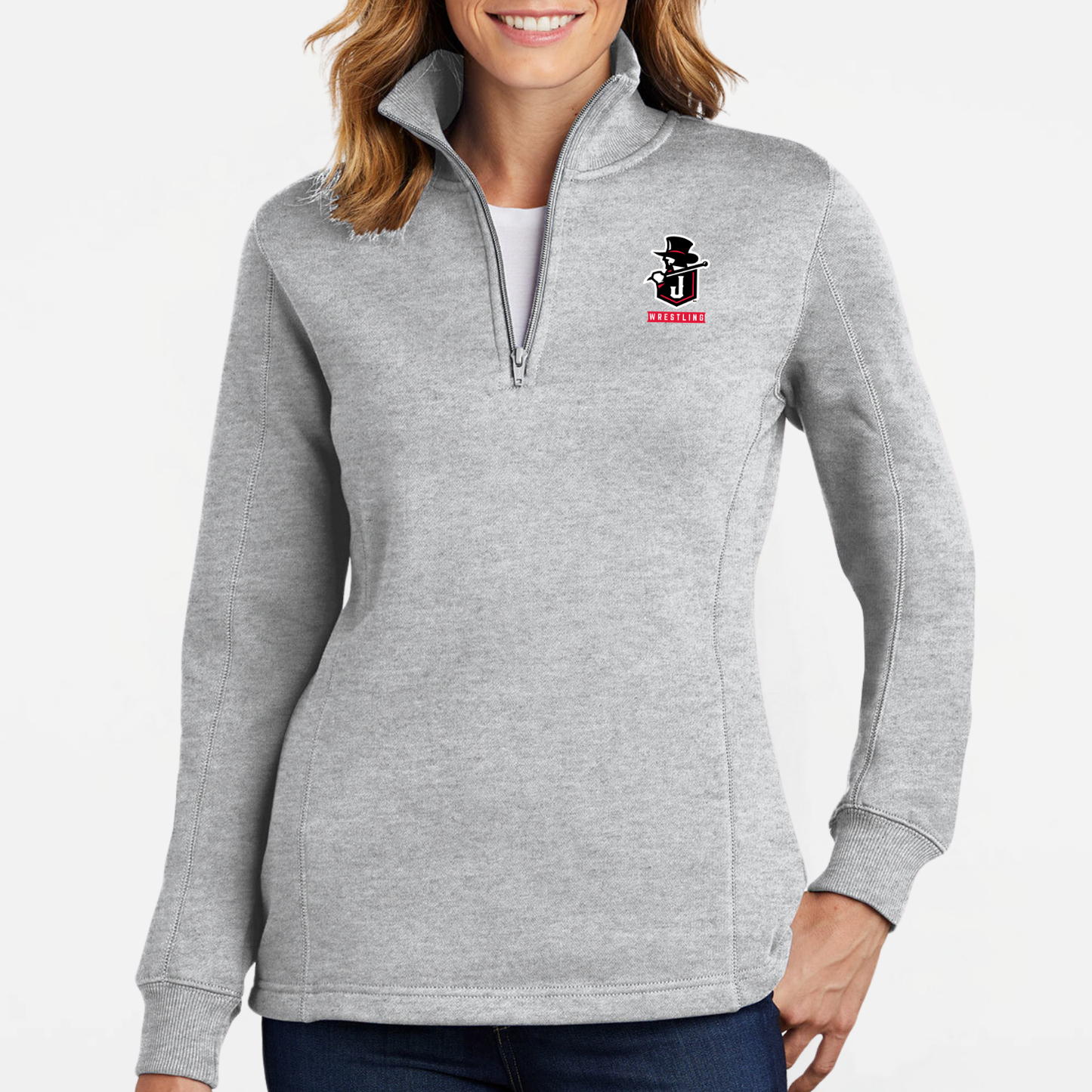 JYAA: Johnstown Wrestling Women's Quarter-Zip Sweatshirt
