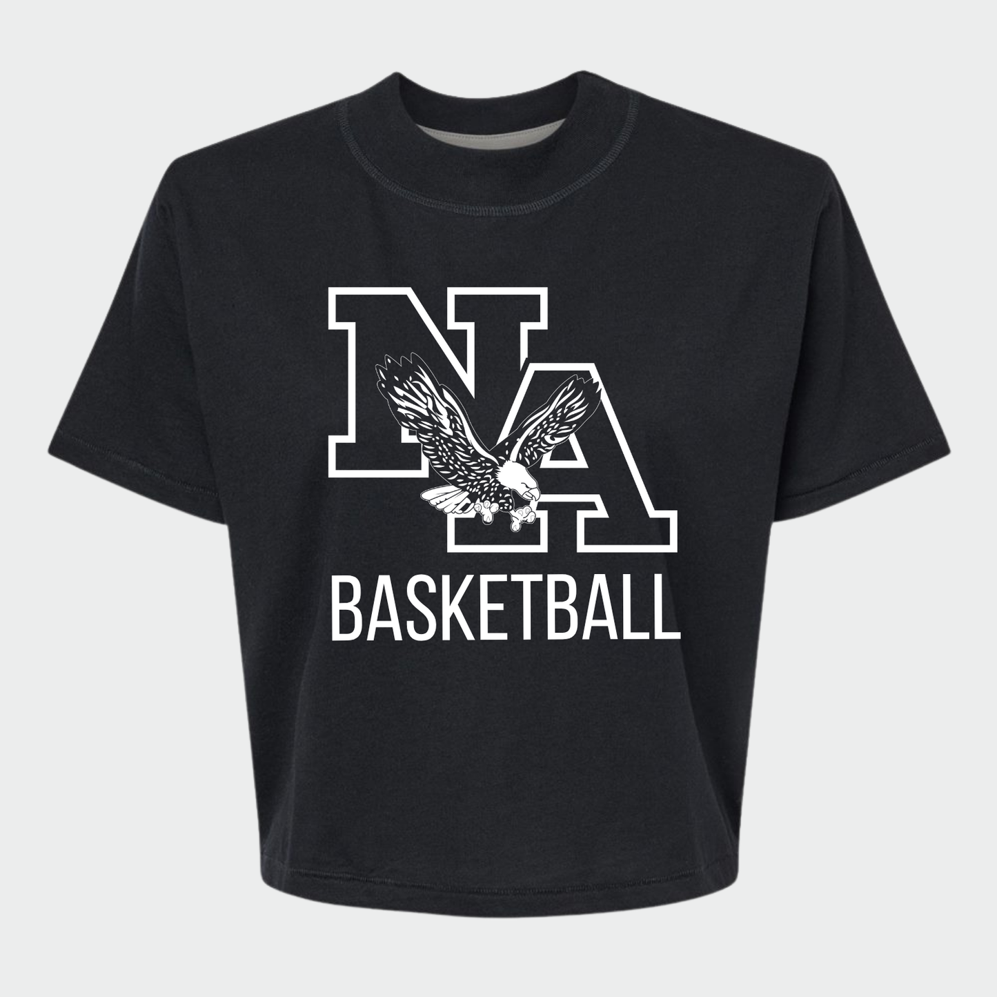NAGTB: Hollow NA Basketball Women's Boxy T-Shirt