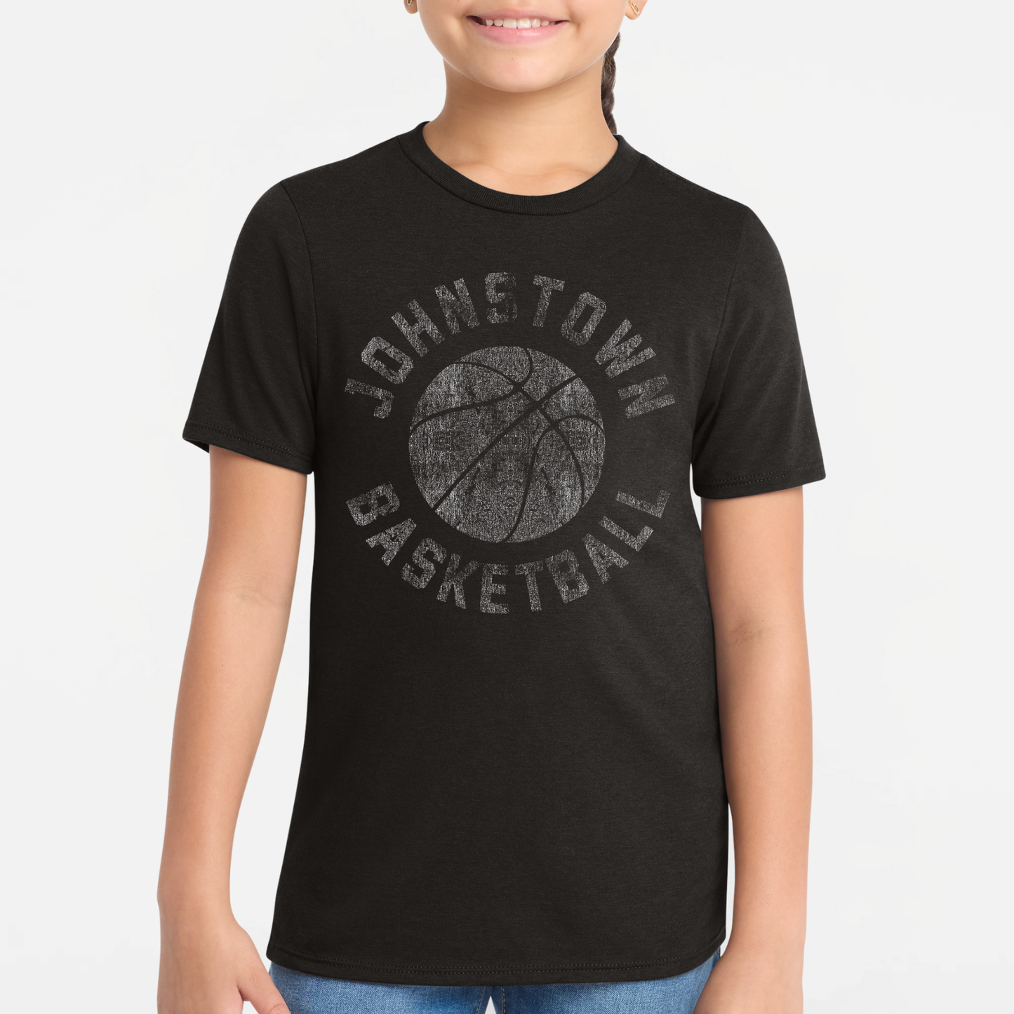 JYAA: Johnstown Basketball *distressed graphic* Blended T-Shirt