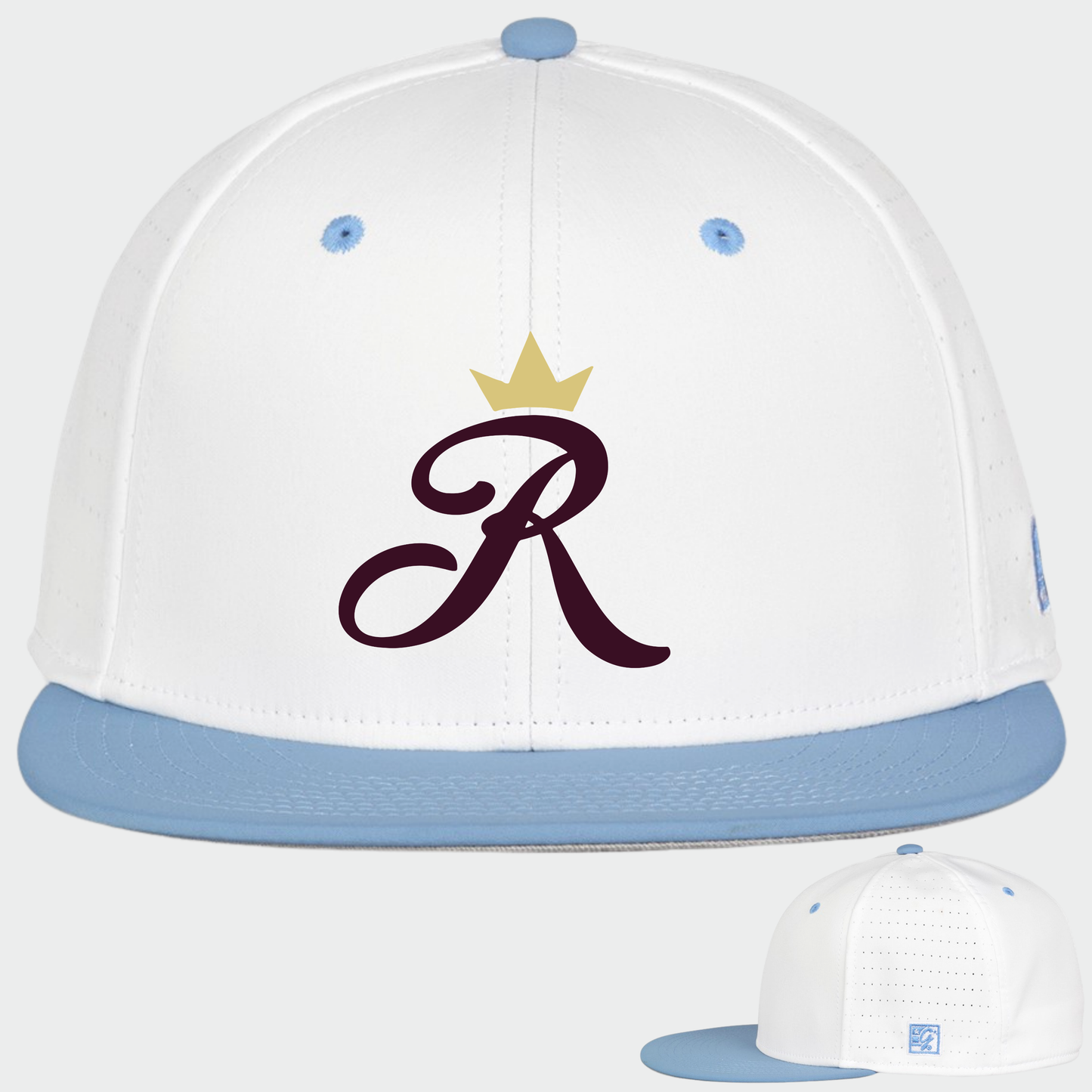 TCR: Crown R, Perforated GameChanger Cap *3D Embroidered*