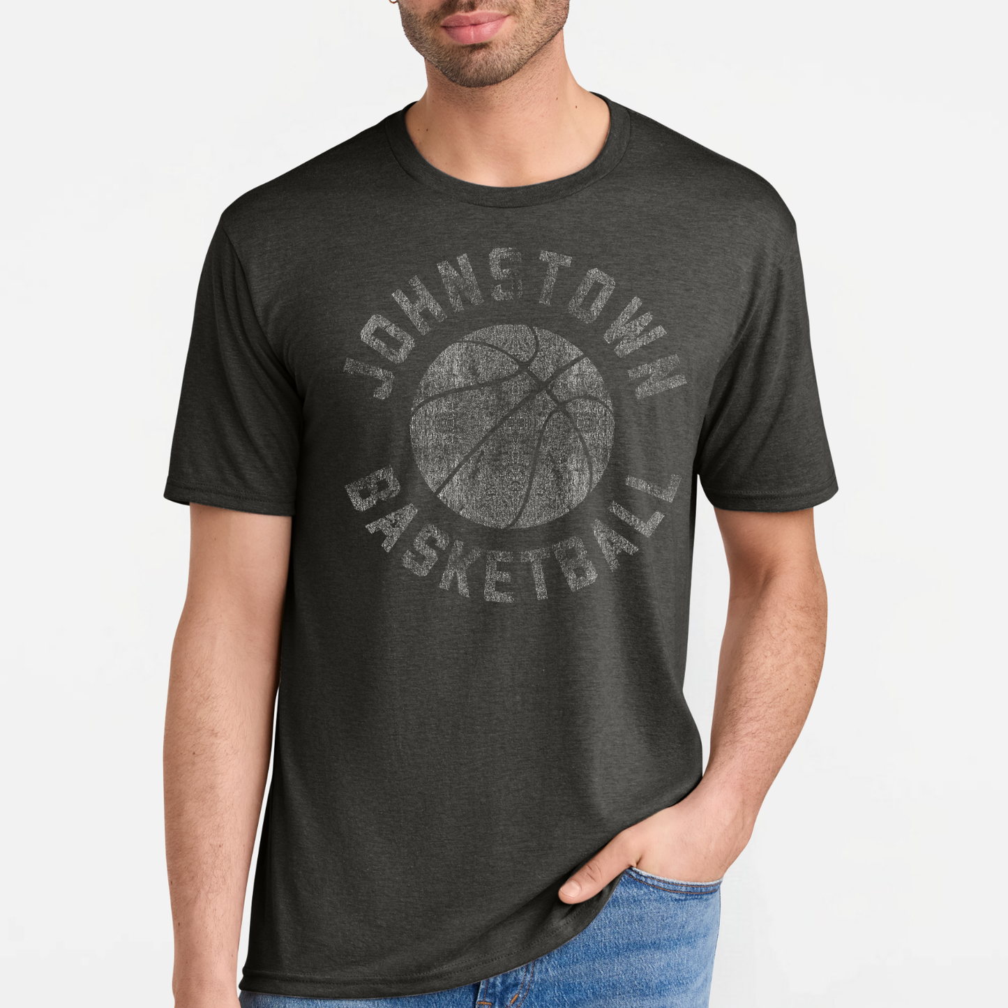 JYAA: Johnstown Basketball *distressed graphic* Blended T-Shirt
