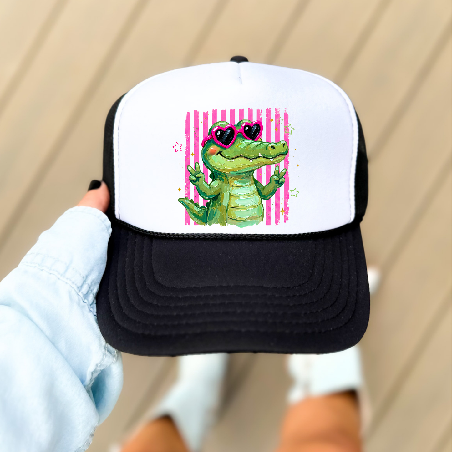 PTAC: Painted Gator Foam Trucker Hat