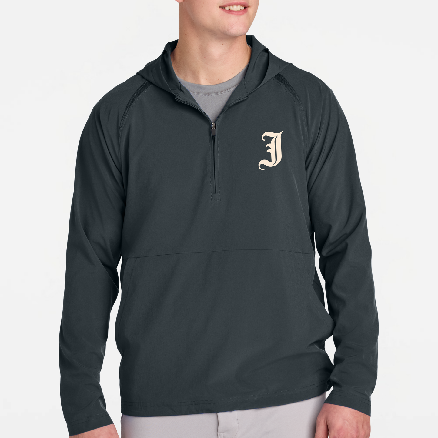 JTB: Old English J 1/2 Zip Hooded Jacket