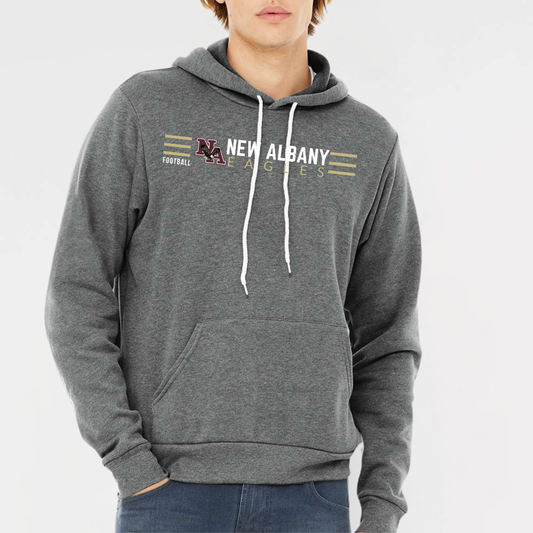 NAFOOTBALL: Sponge Fleece Hooded Sweatshirt