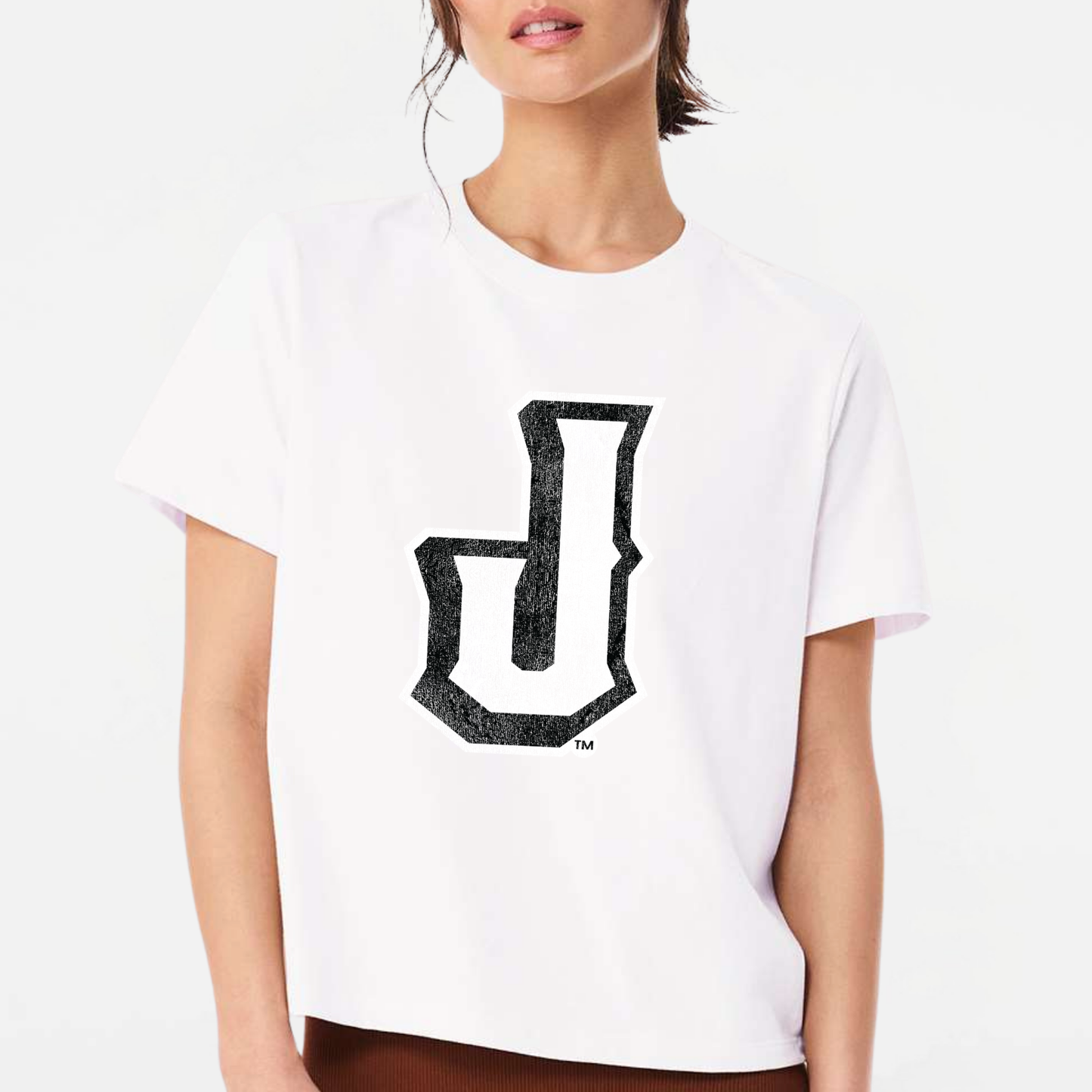 JTB: Johnnies "J" Distressed Women's 6oz Heavyweight T-Shirt