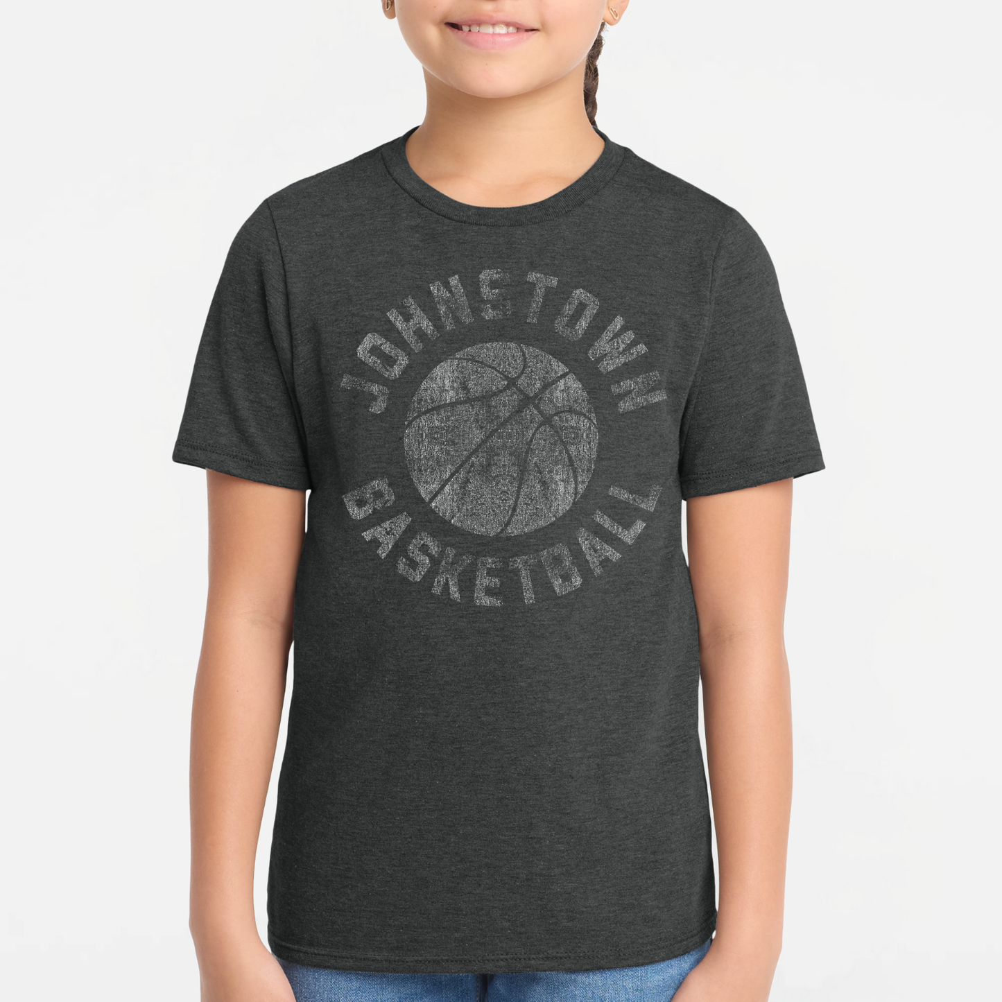JYAA: Johnstown Basketball *distressed graphic* Blended T-Shirt