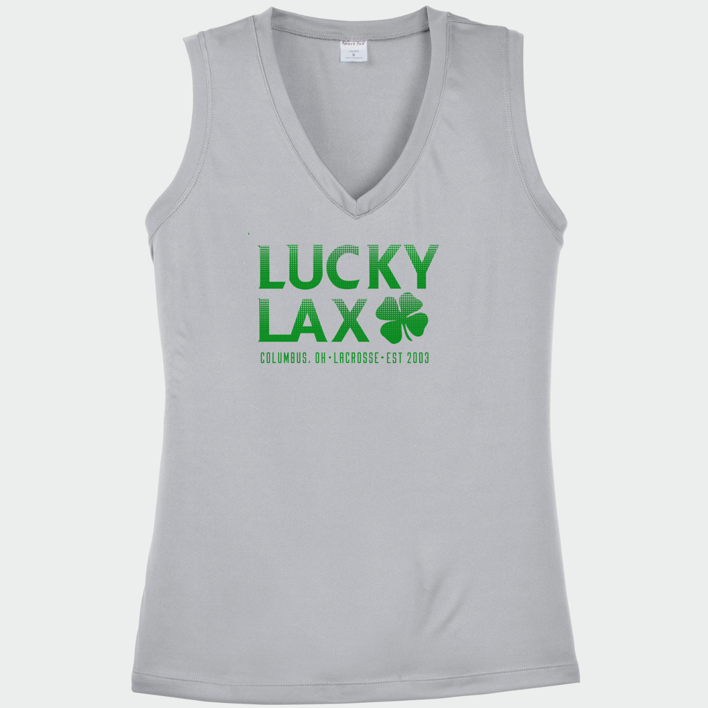 LuckyLax: Women's V-Neck Tech Tank Top