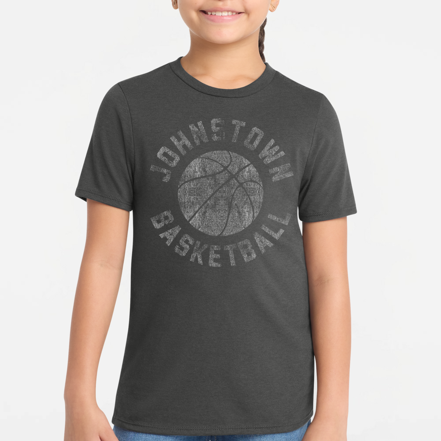 JYAA: Johnstown Basketball *distressed graphic* Blended T-Shirt