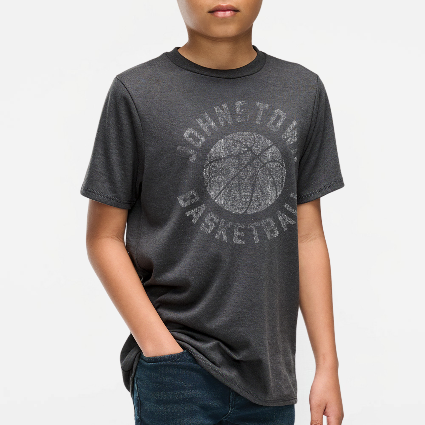 JYAA: Johnstown Basketball *distressed graphic* Blended T-Shirt