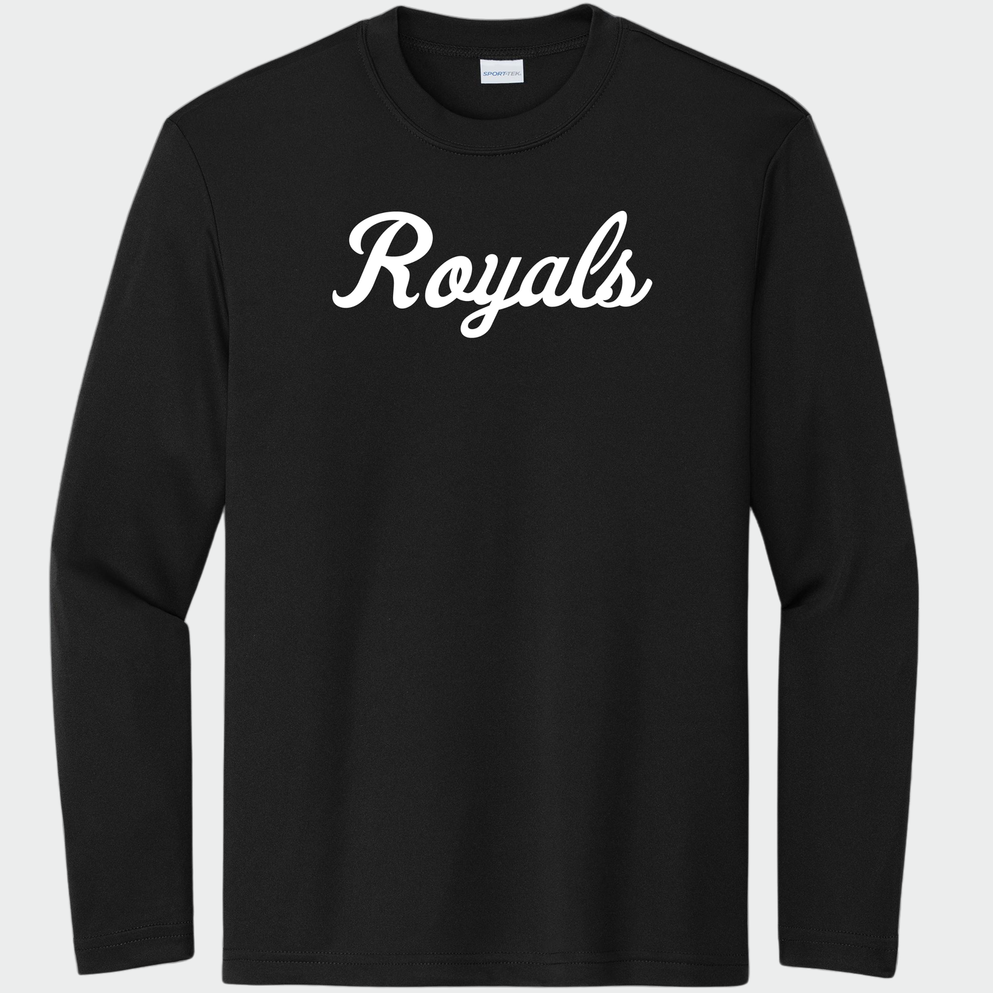 TCR: Royals Script, Tech Long Sleeve Tee
