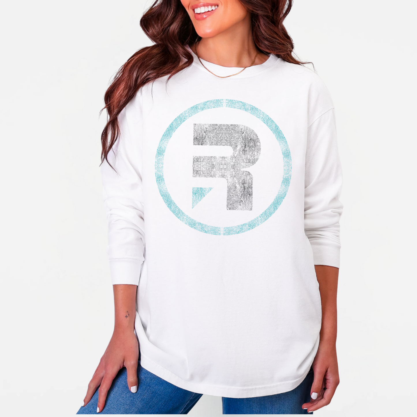 RYZE: Circle R, Vintage Long Sleeve *Distressed Graphic*