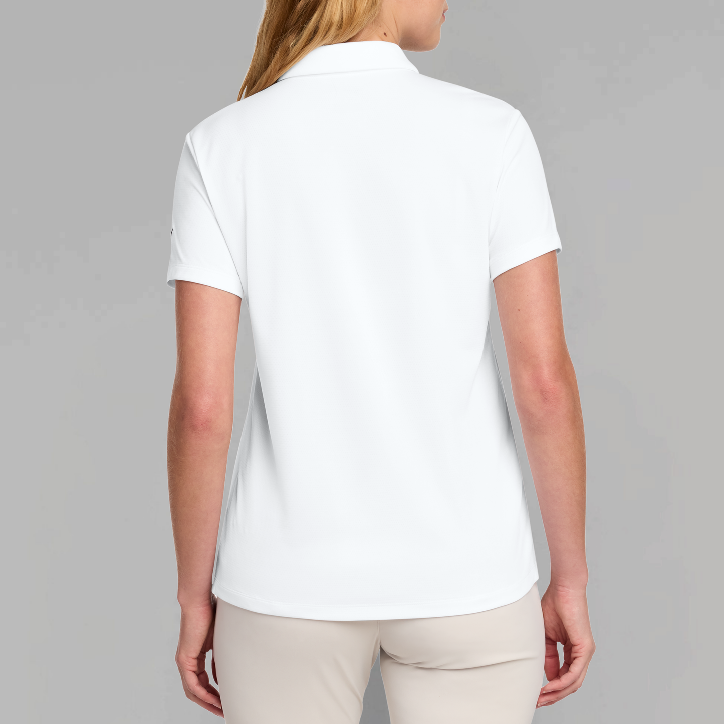 Revolution Mortgage: Embroidered, Nike Women's Dry Essential Solid Polo