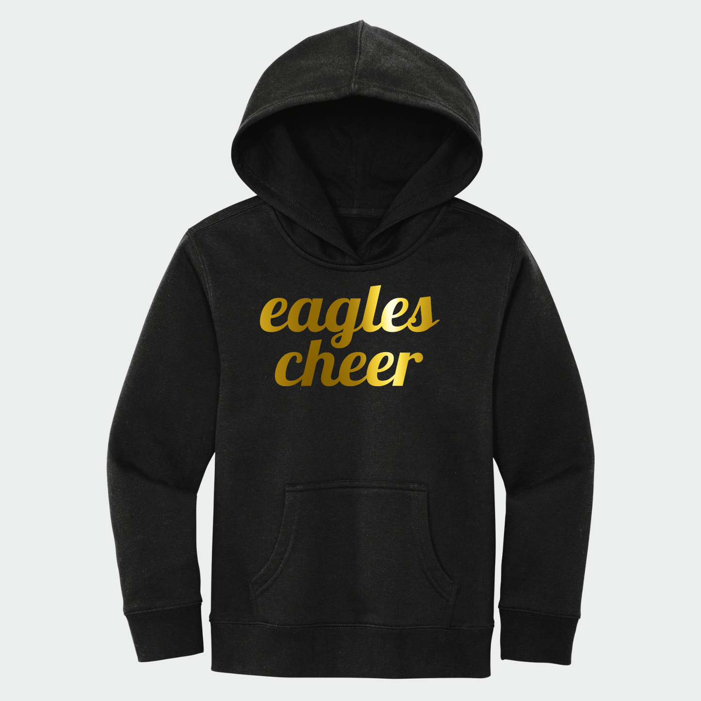 NAYCHEER: Eagles Cheer Gold Foil Hoodie