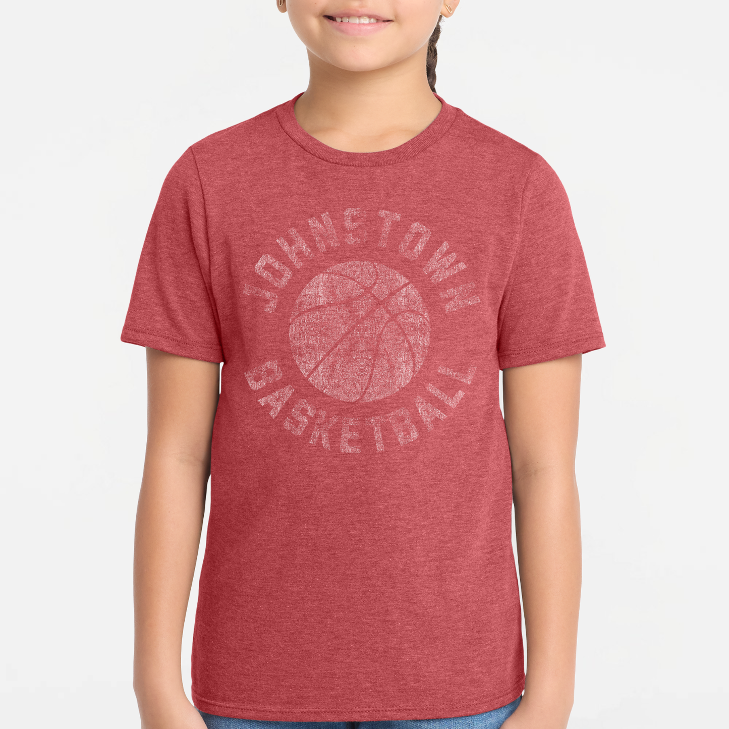 JYAA: Johnstown Basketball *distressed graphic* Blended T-Shirt