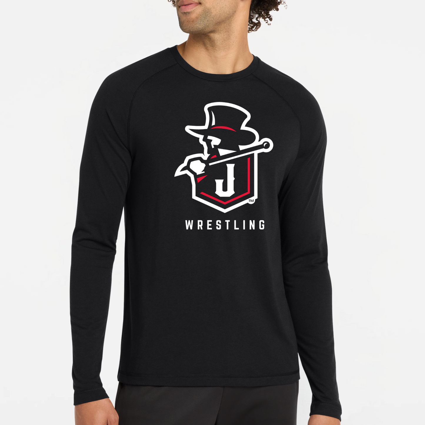 JYAA: Johnstown Wrestling Raglan Long Sleeve Triblend Tech T-Shirt